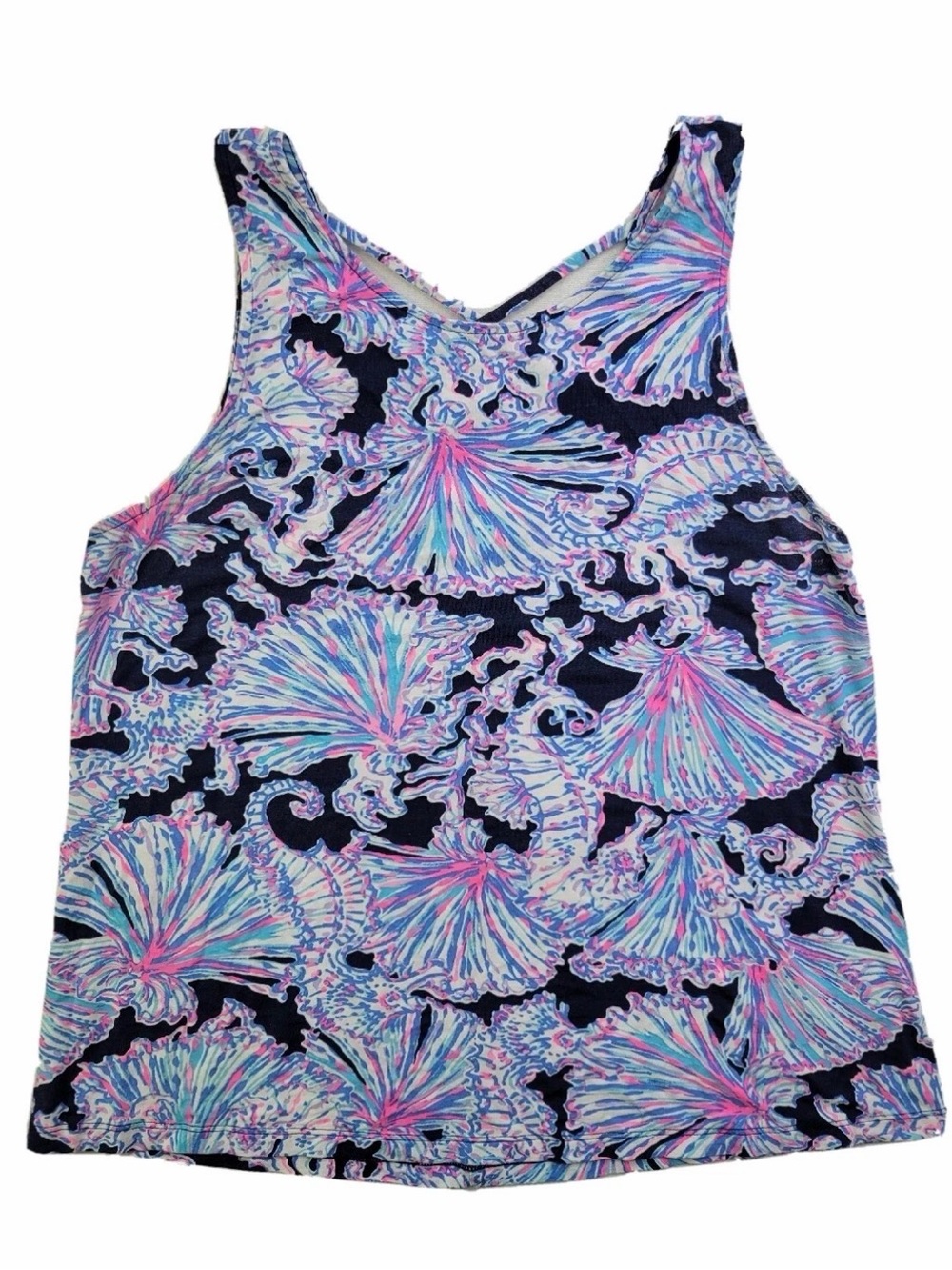 LP Kristen tank top in “Urchin Pink Vitamin Sea” 🌊🪸
